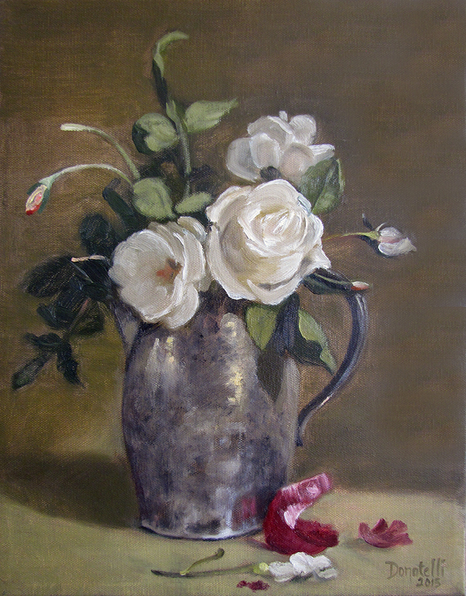 Roses and Silver Pitcher 3
